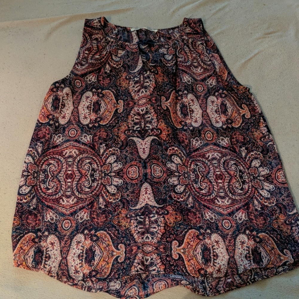 Sleeveless summer top